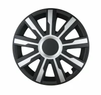 Τάσια Αυτοκινήτου Leoplast Luxor Μαύρα - Ασημί Cbx 14''