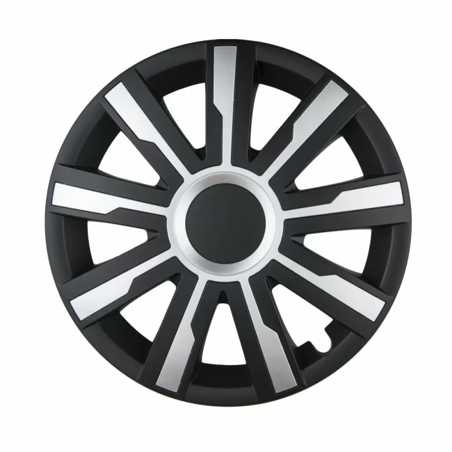 Τάσια Αυτοκινήτου Leoplast Luxor Μαύρα - Ασημί Cbx 14''