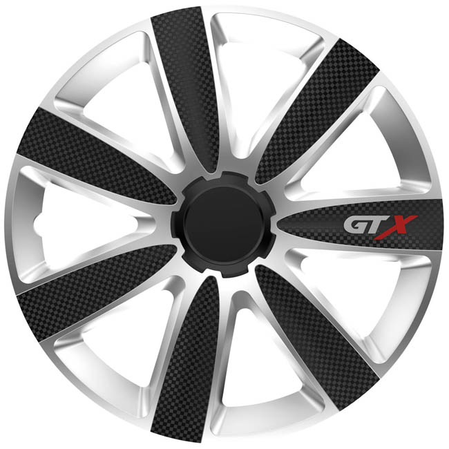 Τάσια Αυτοκινήτου Versaco Gtx Carbon Μαύρα - Ασημί 1027892 Cbx 14''