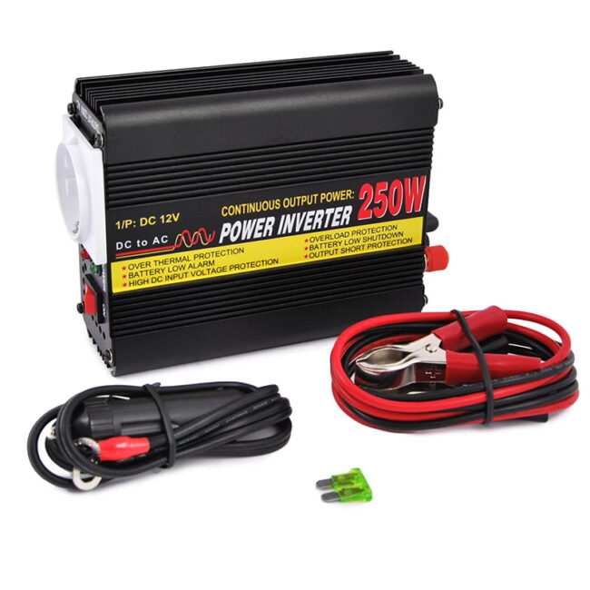 photo ΜΕΤΑΣΧΗΜΑΤΙΣΗΣ 12V ΣΕ 250W ΜΕ 2 ΜΠΡΙΖΕΣ
