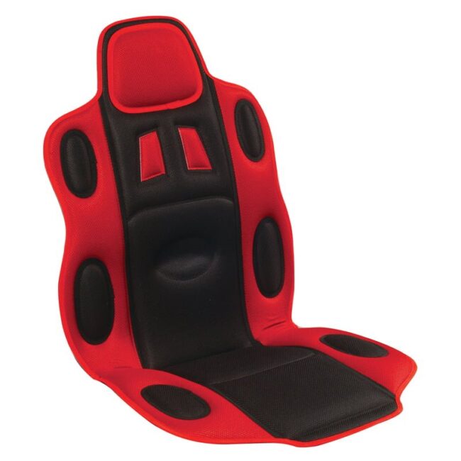 photo Πλατοκάθισμα Μπροστινό Universal (PolyMesh) RACING 1 τμχ - ΜΑΥΡΟ/ΚΟΚΚΙΝΟ
