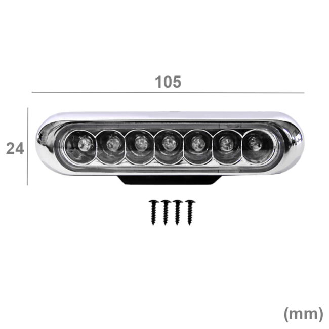 photo ΠΡΟΒΟΛΕΙΣ DAYLIGHT LED ΜΠΛΕ 12V
