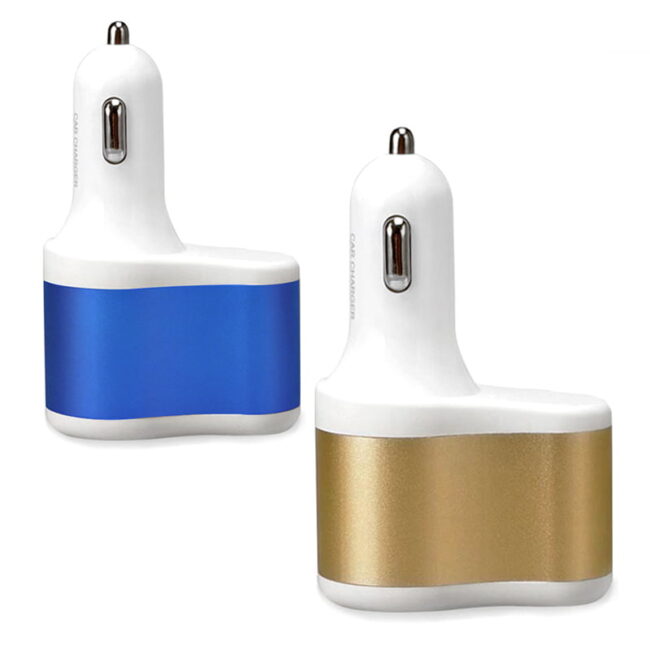 photo ΦΟΡΤΙΣΤΗΣ ΑΝΑΠΤΗΡΑ ΜΕ 2 USB - ΜΠΛΕ