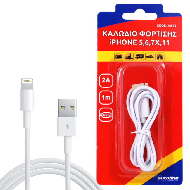 photo ΚΑΛΩΔΙΟ ΦΟΡΤΙΣΗΣ LIGHTNING 1m