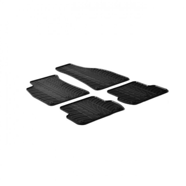 Λαστιχένια πατάκια αυτοκινήτου Gledring για Audi A4 8E (2001 2006) - Σετ 4 Τεμαχίων