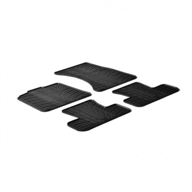 Λαστιχένια πατάκια αυτοκινήτου Gledring για Audi Q5 (2008-12/2016) - Σετ 4 Τεμαχίων