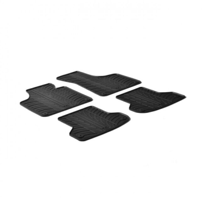 Λαστιχένια πατάκια αυτοκινήτου Gledring για Audi A3 2003-2011 5πορτο / A3 SB 5πορτο (2004-2011) - Σετ 4 Τεμαχίων