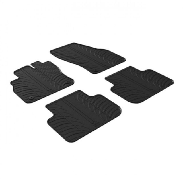 Λαστιχένια πατάκια αυτοκινήτου Gledring για Audi Q3 SUV / SportBack (01/2019+) - Σετ 4 Τεμαχίων