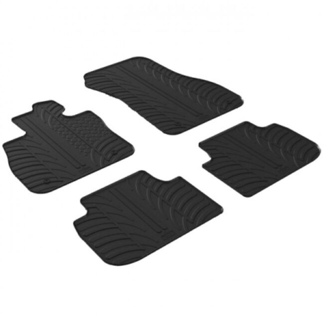 Λαστιχένια πατάκια αυτοκινήτου Gledring για Bmw 1 Series F40 Hatchback 5πορτο (09/2019+) - Σετ 4 Τεμαχίων