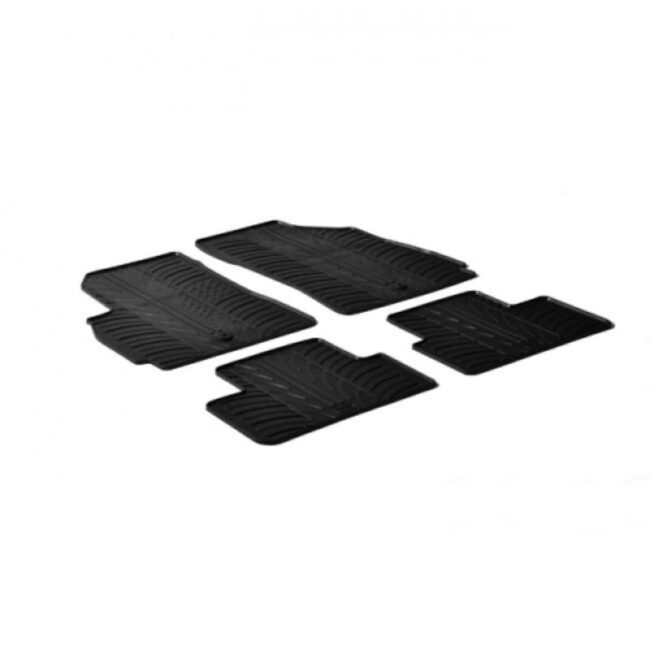 Λαστιχένια πατάκια αυτοκινήτου Gledring για Chevrolet Orlando 5πορτο (2010+) - Σετ 4 Τεμαχίων