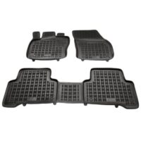 Λαστιχένια πατάκια σε μορφή σκάφης Volkswagen Touran II 2015+ 3τμχ