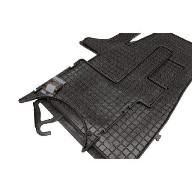 Λαστιχένια πατάκια Volkswagen Transporter T5 2003-2015 / Volkswagen Transporter T6 2015+ 3θέσιο 2τμχ